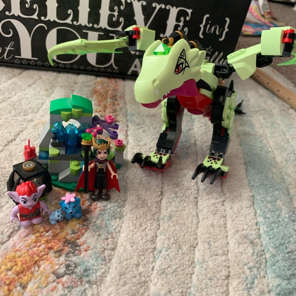 lego elves “the goblin kings evil dragon”